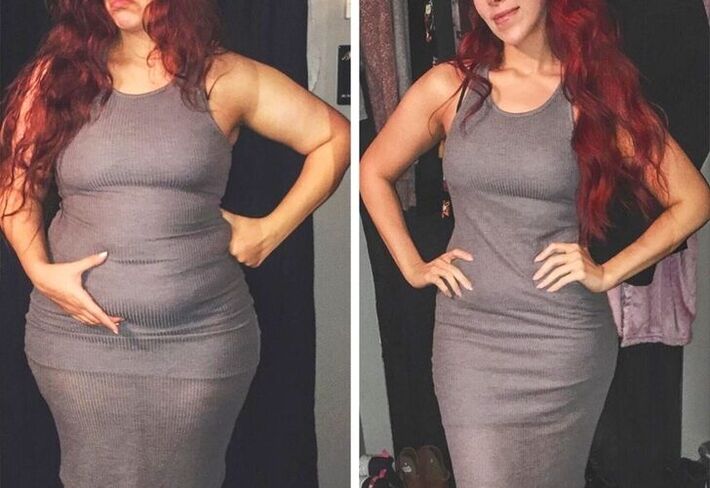 Before and after taking Magicoa